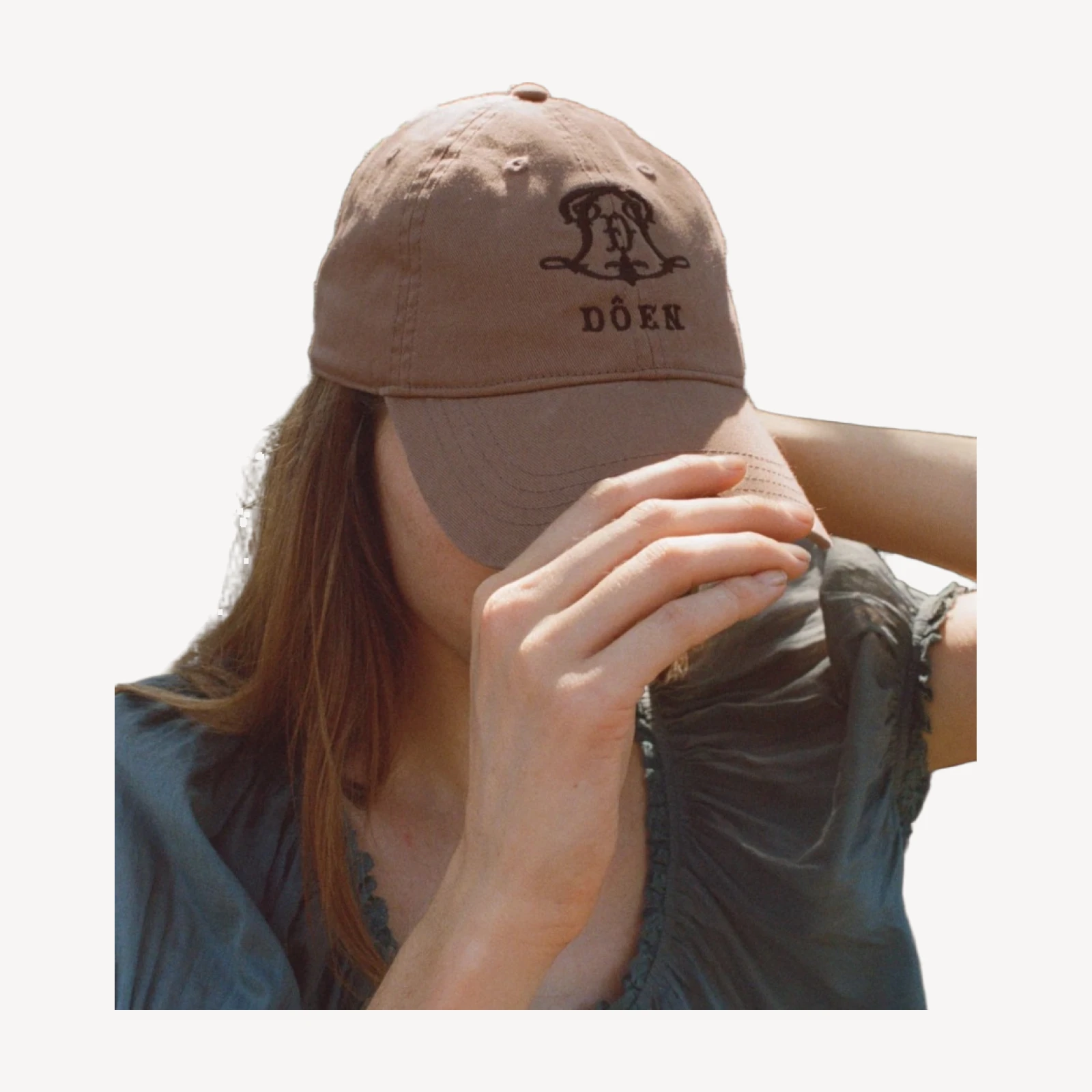 CLARO BASEBALL HAT -- BROWN COTTON