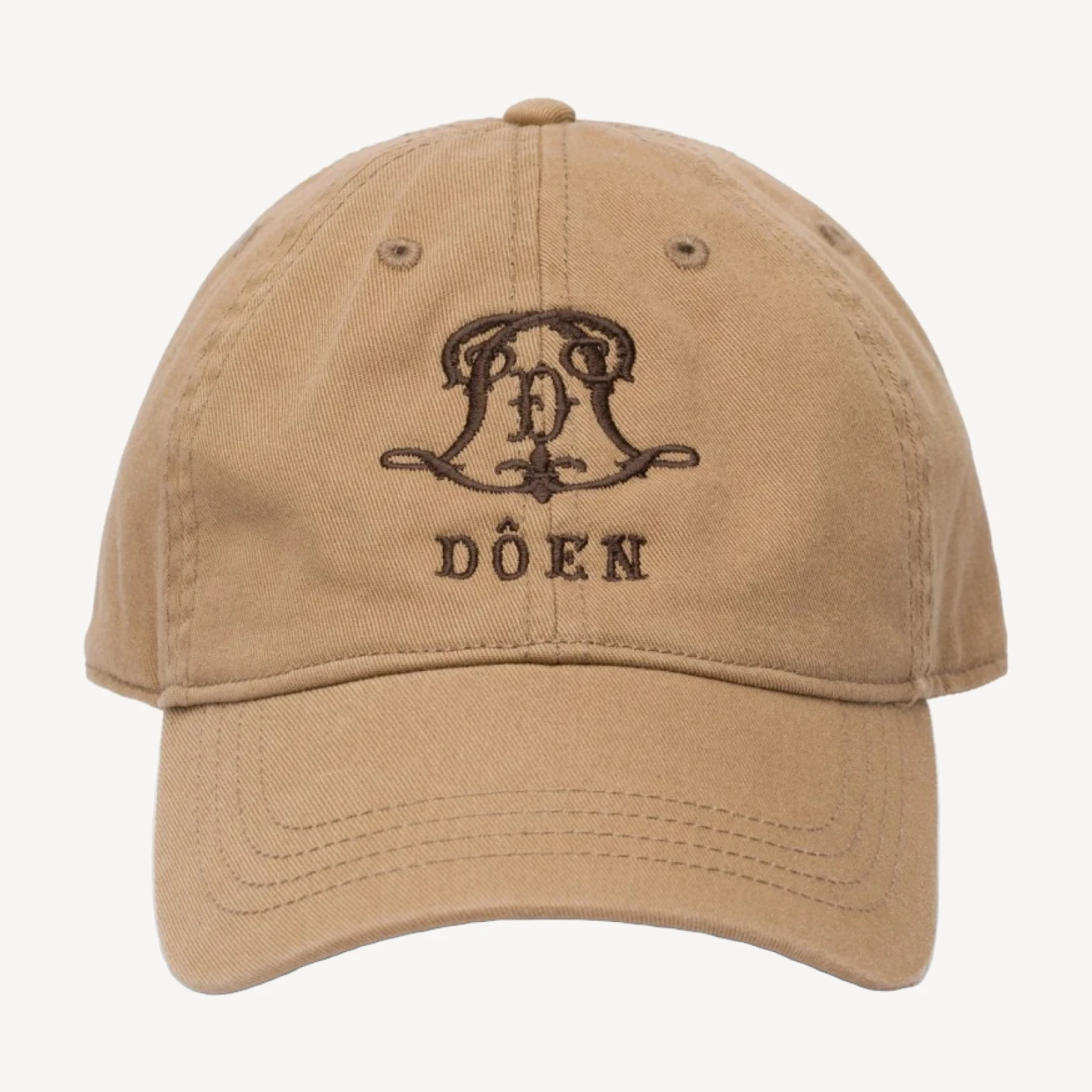 CLARO BASEBALL HAT -- BROWN COTTON