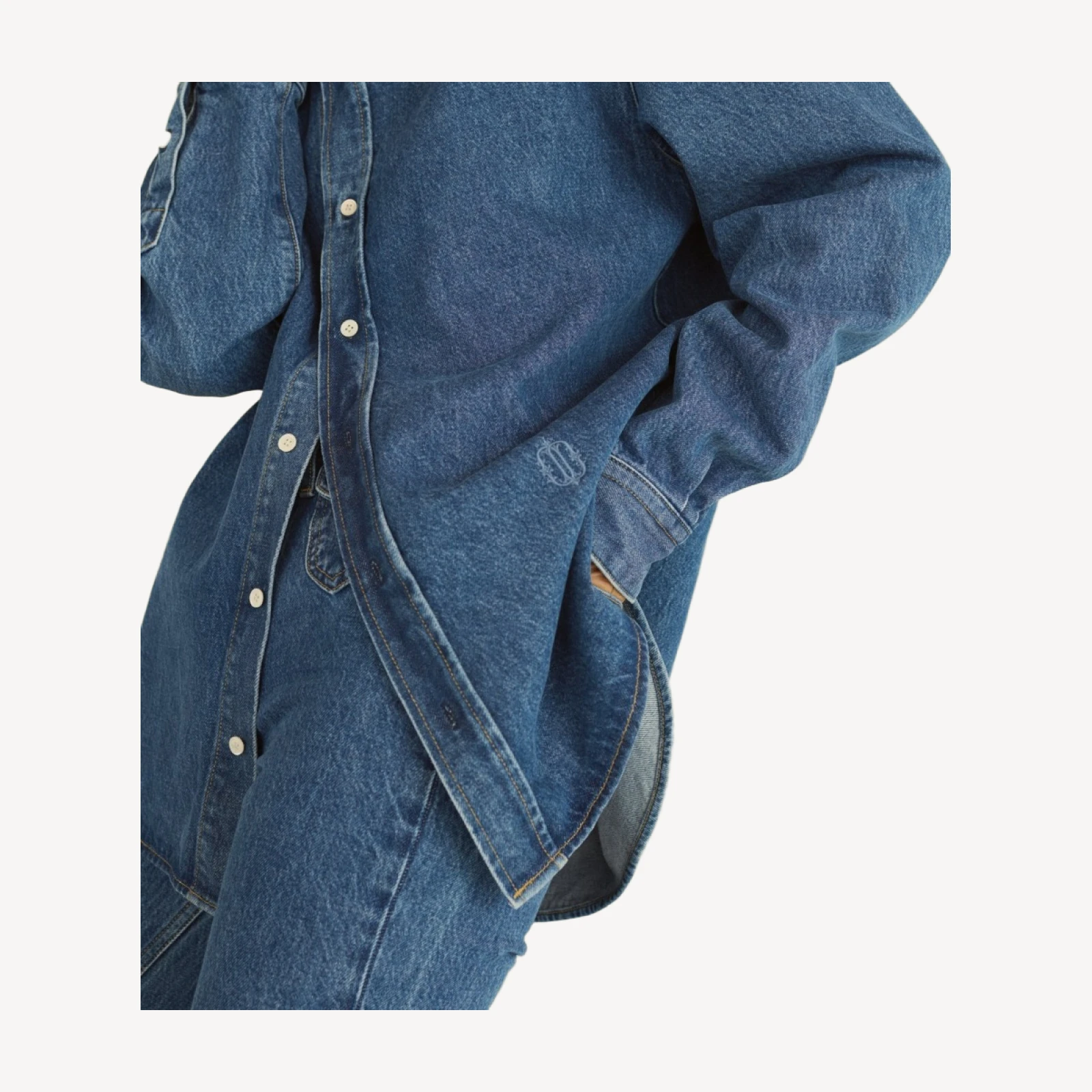 BACALL SHIRT -- ROUSSILLON MID WASH