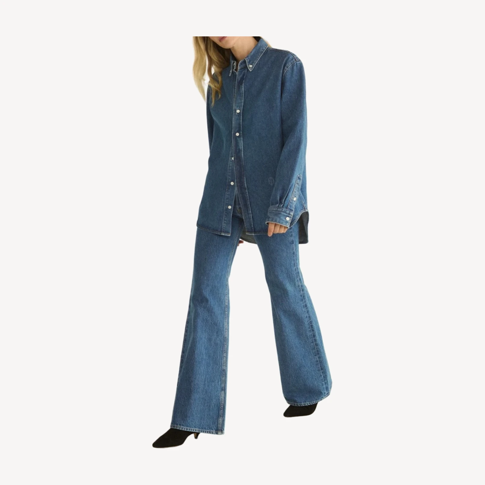 BACALL SHIRT -- ROUSSILLON MID WASH