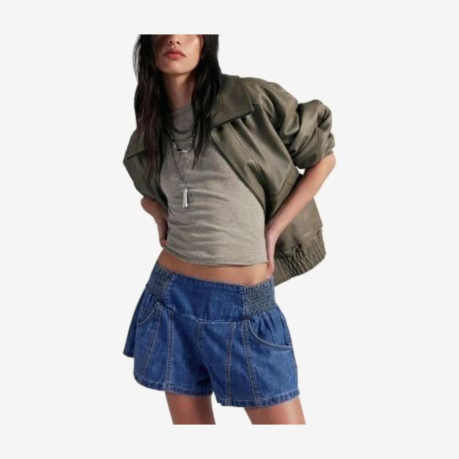 Free People Luna Pull On Shorts