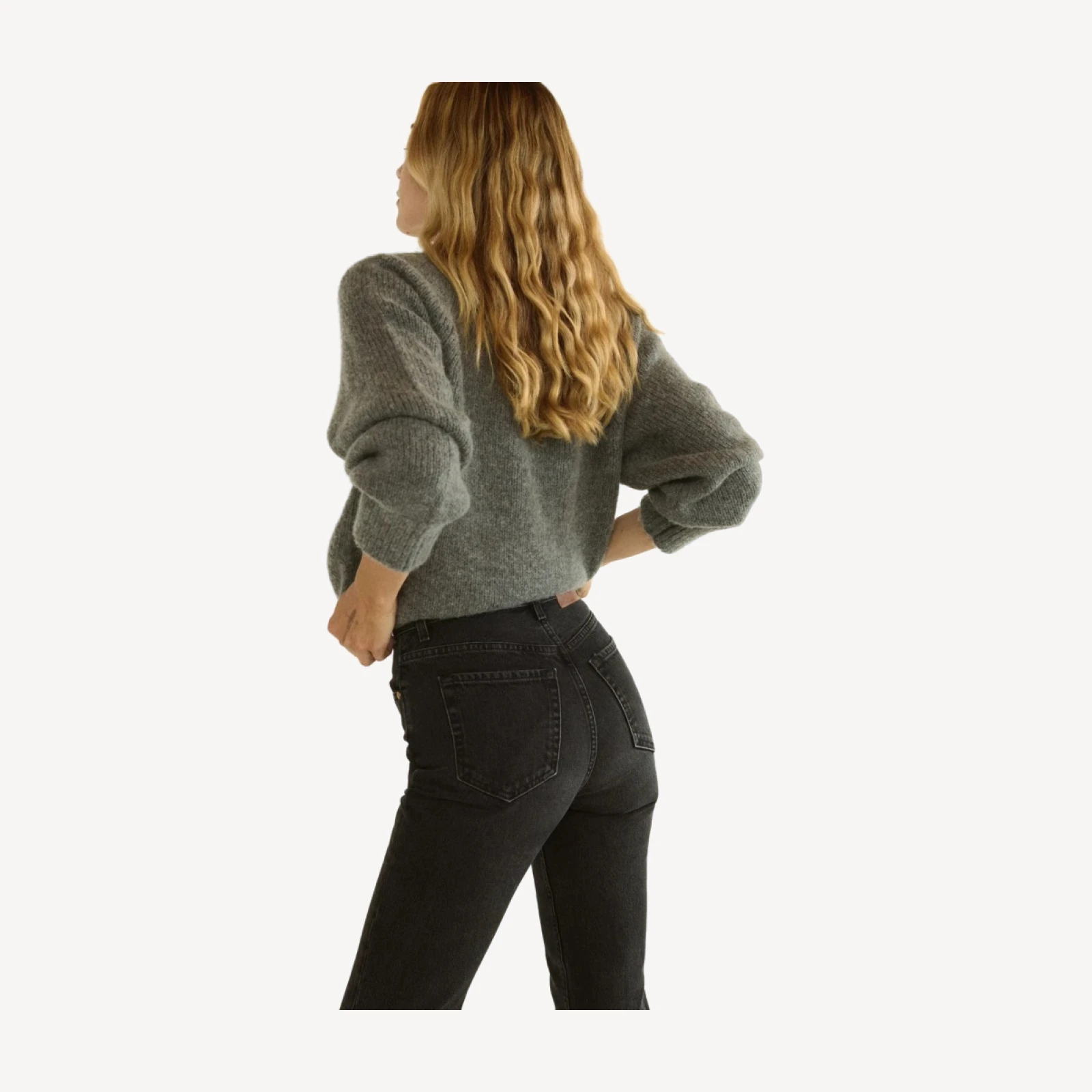 ONDINE JEAN -- COAL BLACK WASH