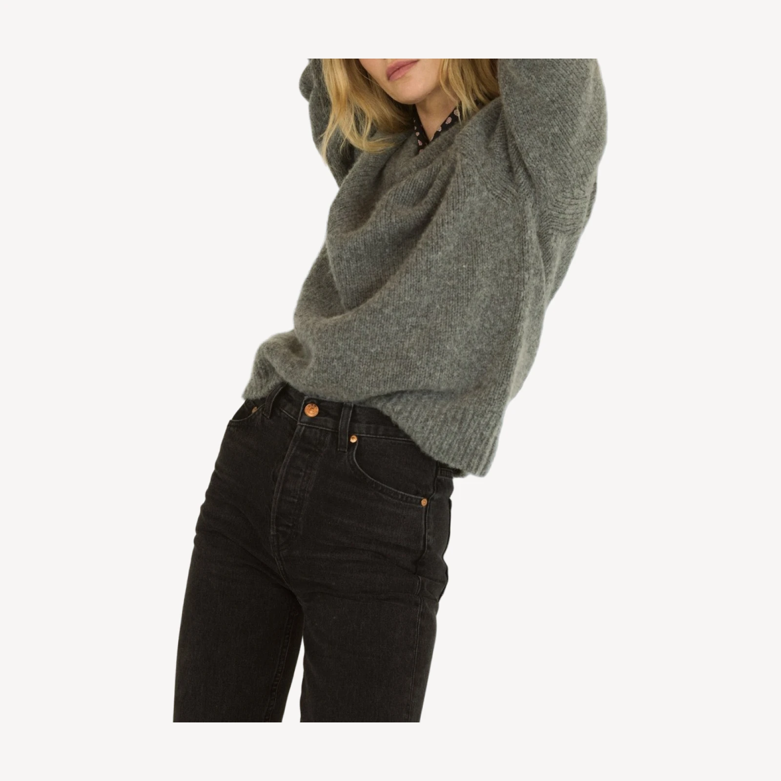 ONDINE JEAN -- COAL BLACK WASH