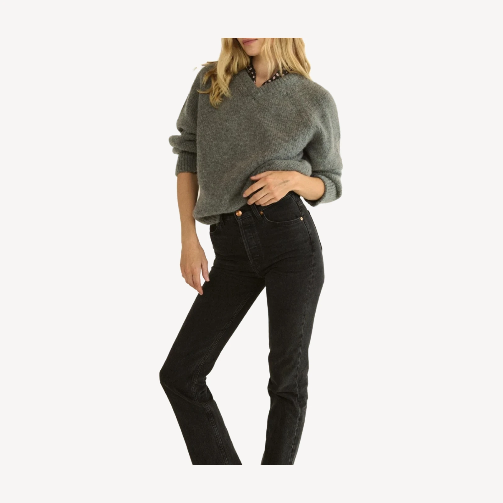 ONDINE JEAN -- COAL BLACK WASH