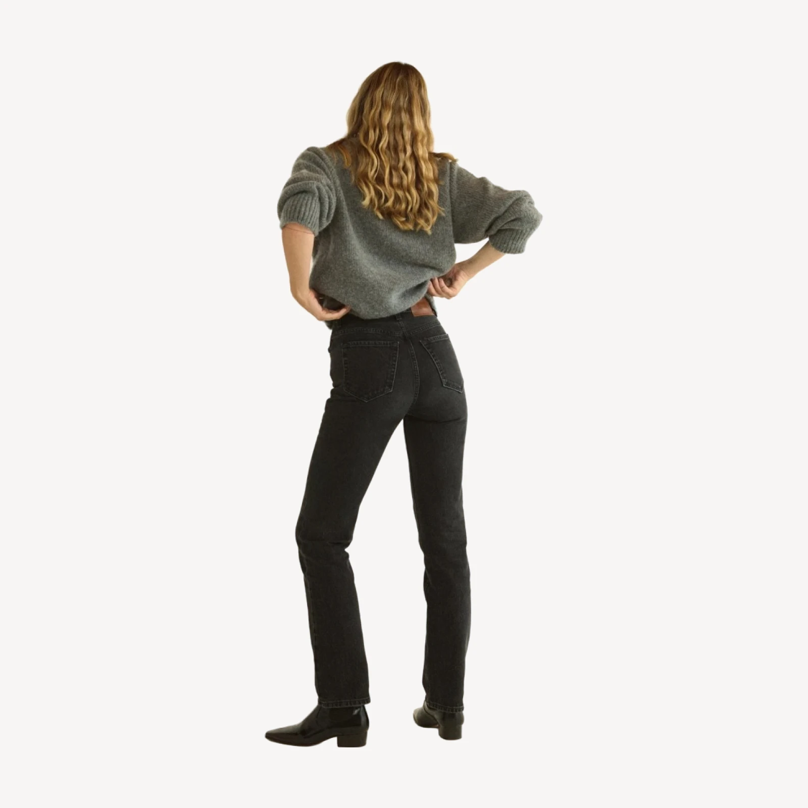 ONDINE JEAN -- COAL BLACK WASH