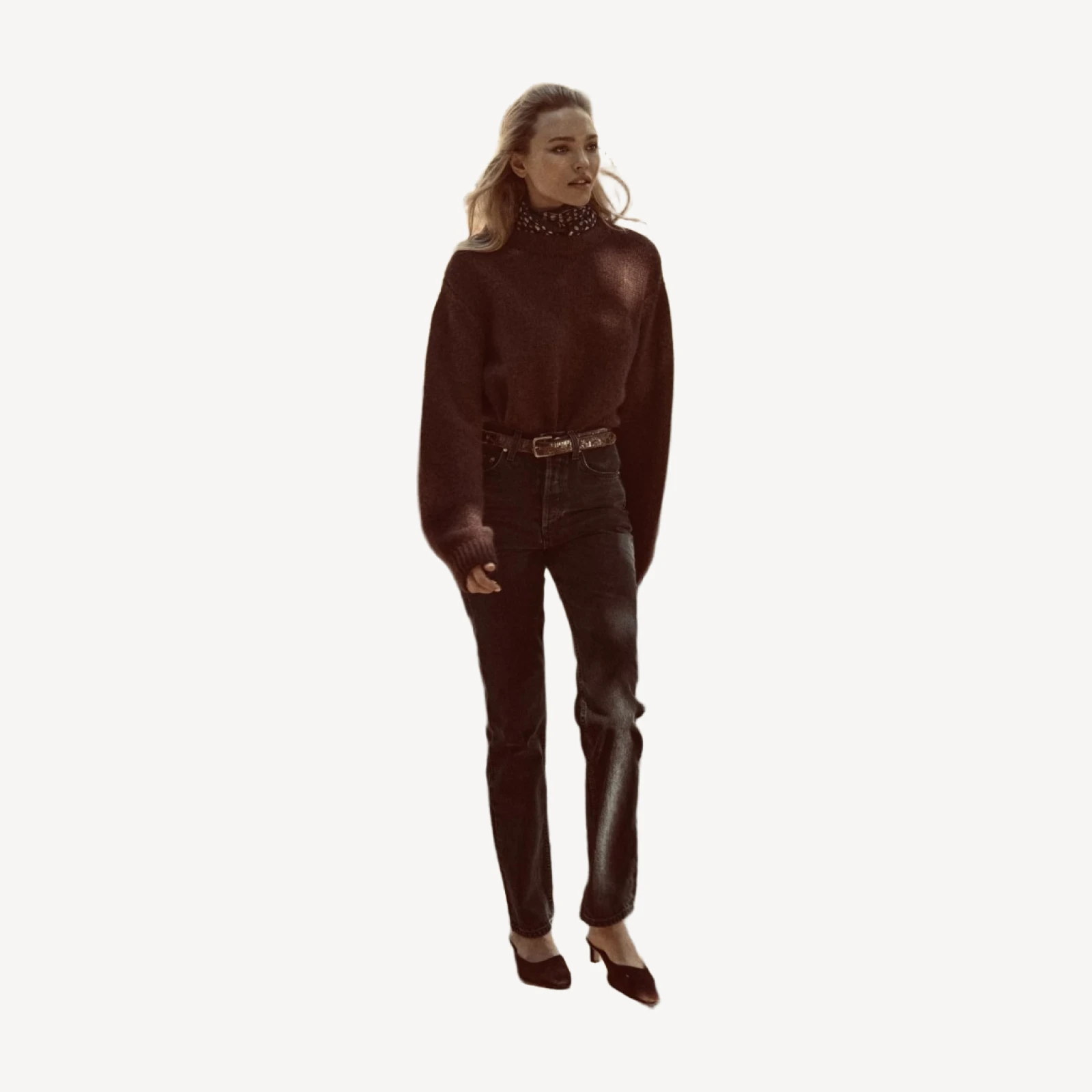 ONDINE JEAN -- COAL BLACK WASH