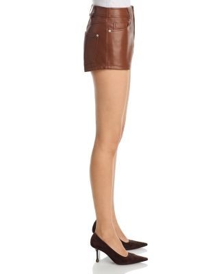 Cinq a Sept Dani Faux Leather Shorts