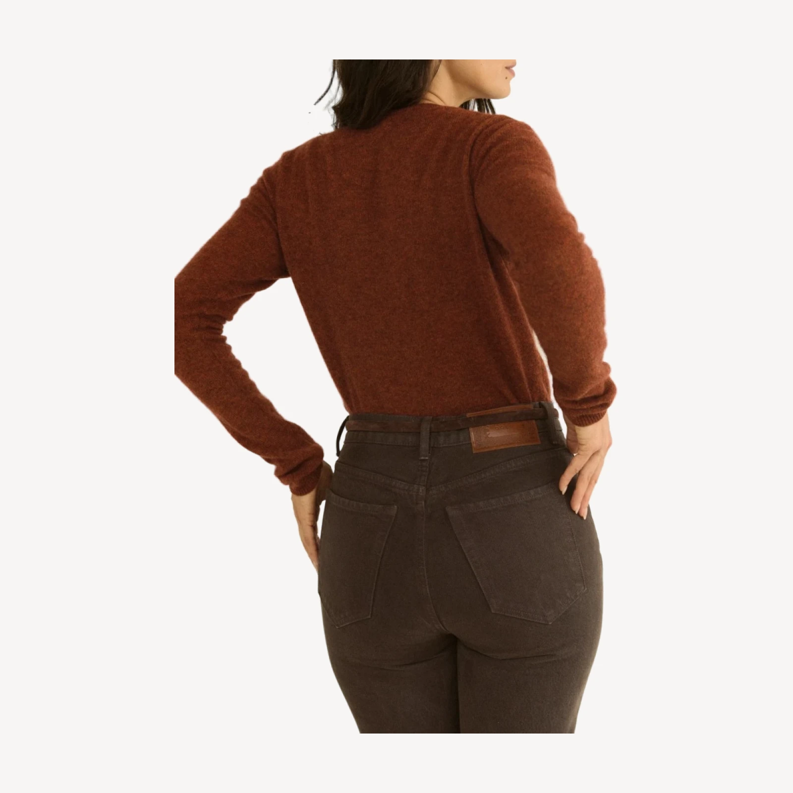 ONDINE JEAN -- EQUESTRIAN BROWN WASH