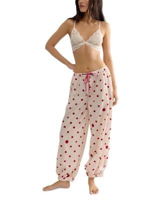 Free People On Repeat Drawstring Cuffed Pajama Pants