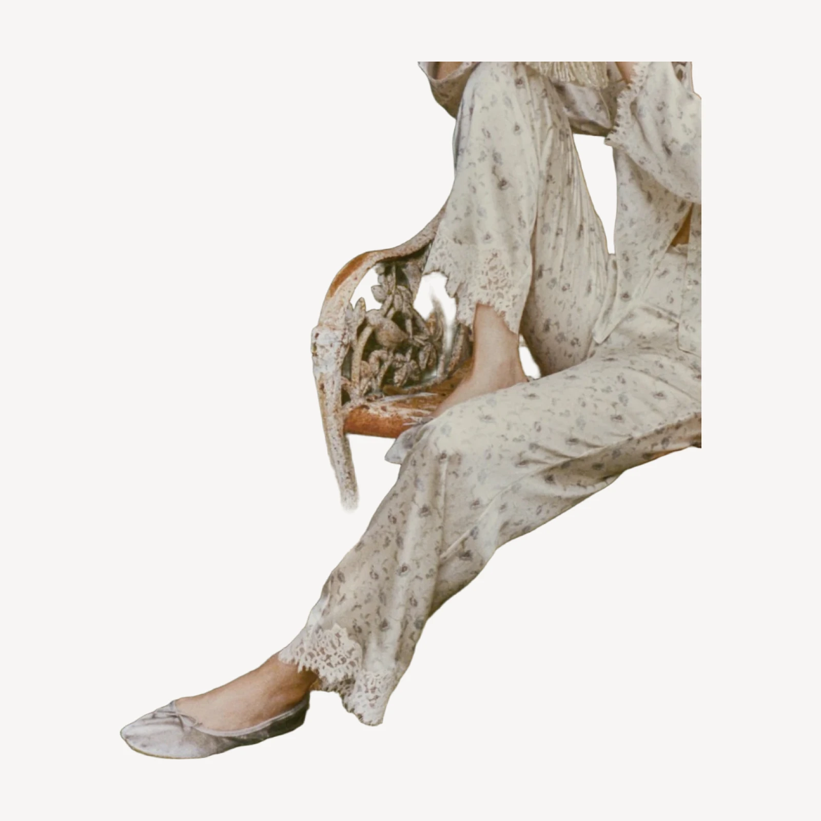 ELENI MARY JANE -- DOVE PANNE VELVET