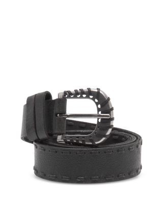 Free People Women's Holt Stitched Leather Belt