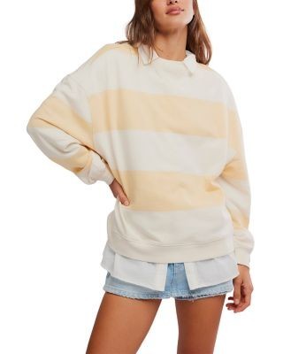 Free People Classic Stripe Crewneck Top