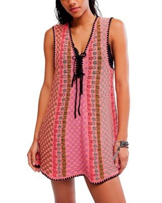 Free People Amalfi Twist Mini Dress