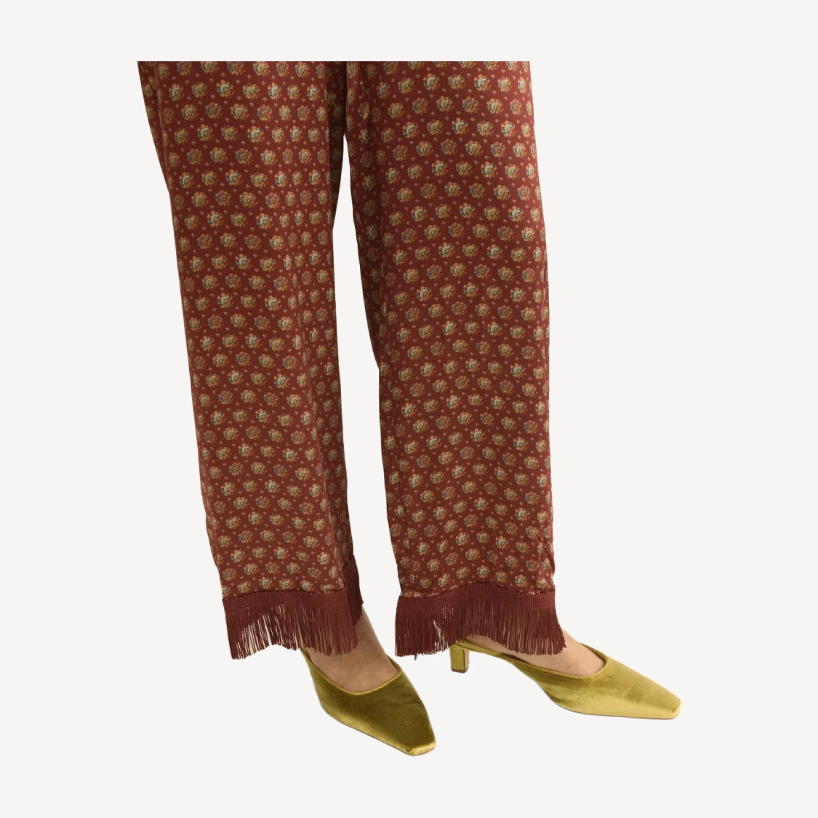 PICA MULE -- GOLD PANNE VELVET