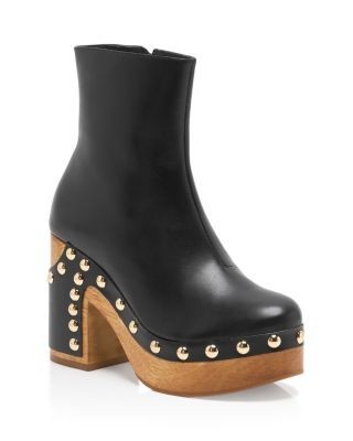 Free People Women's Grayson Leather Clog Boots