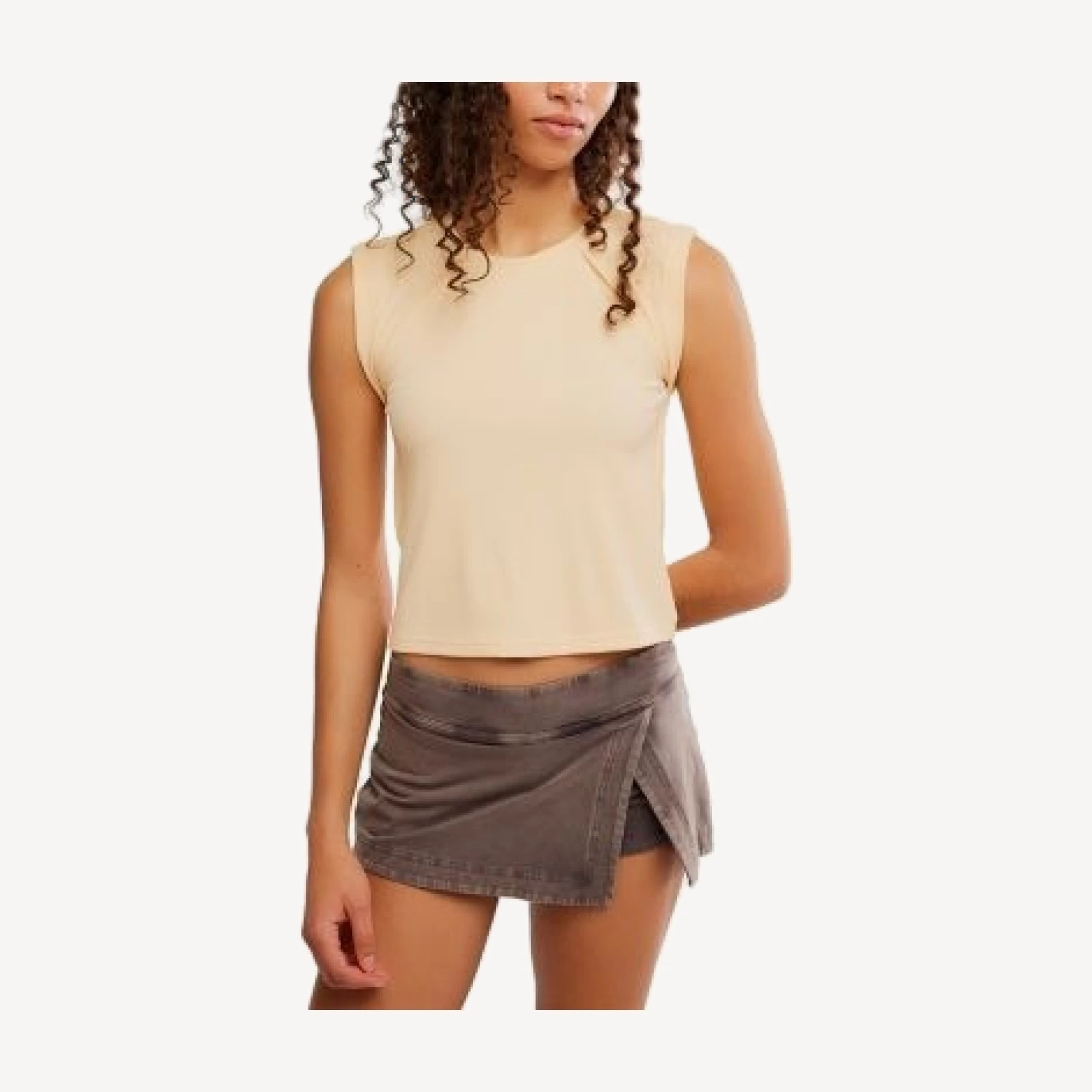 Free People Love My Twist Muscle Tank Top