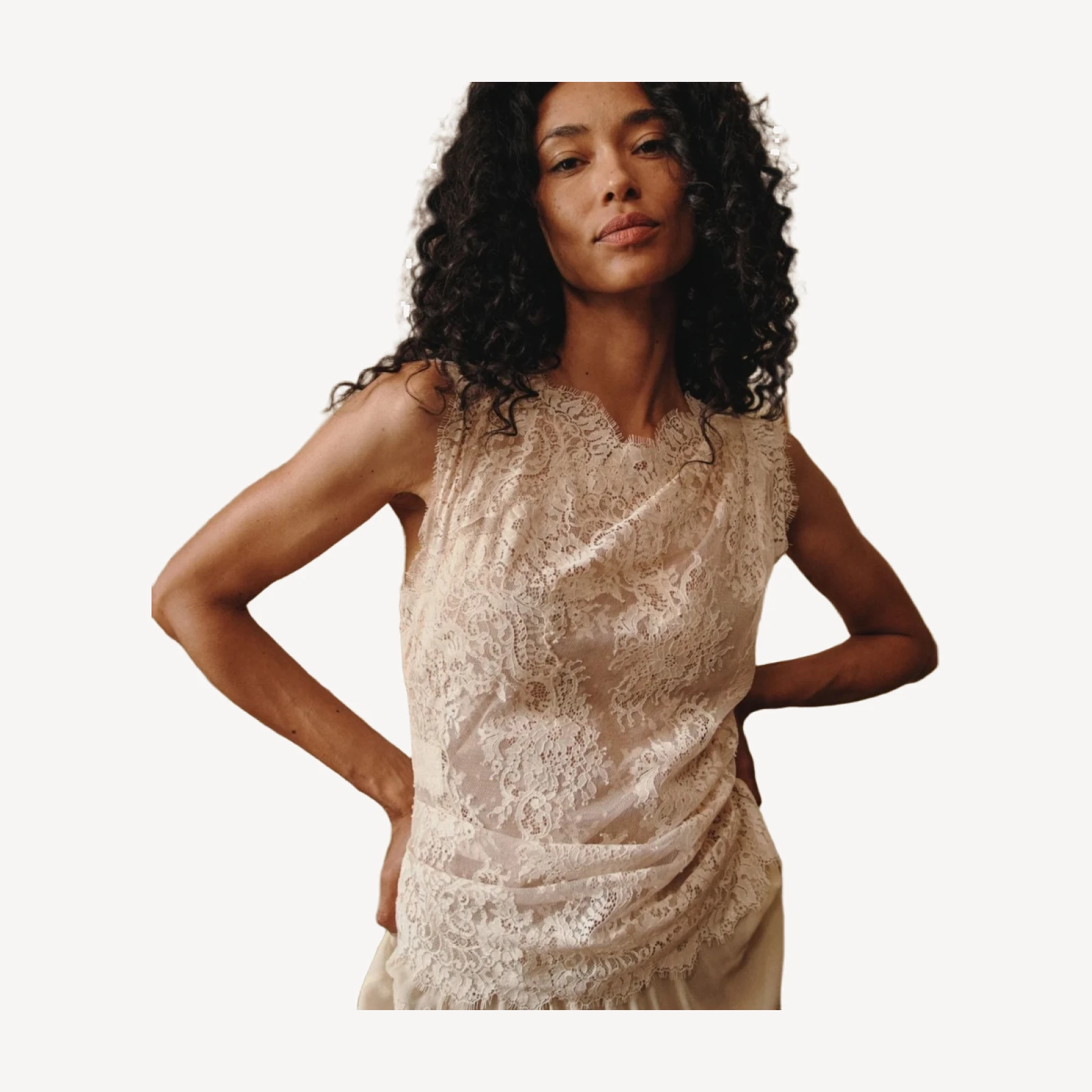 NAILAH TOP -- CANDLELIGHT