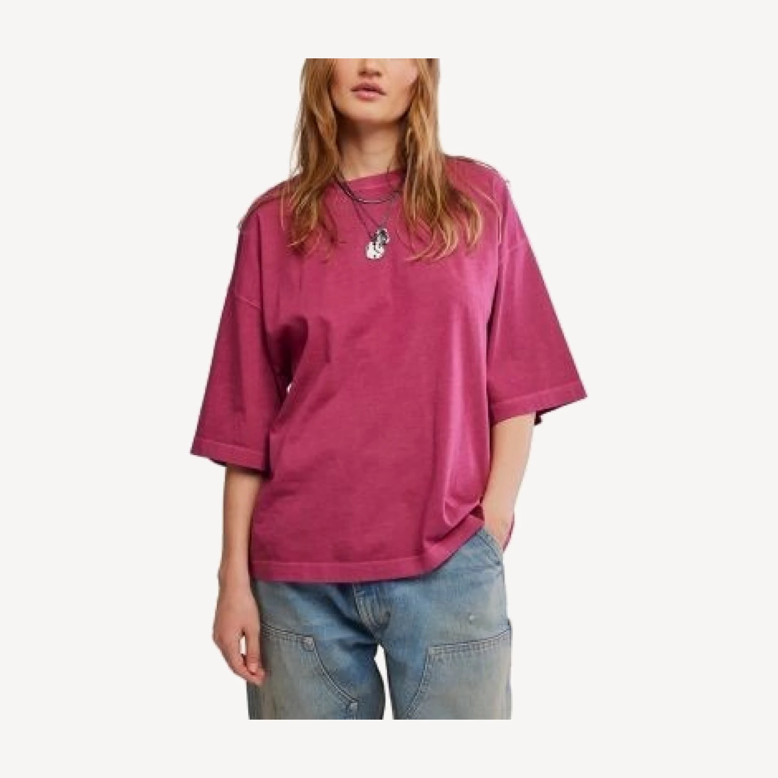 Free People Wtf Perfect Oversize Tee