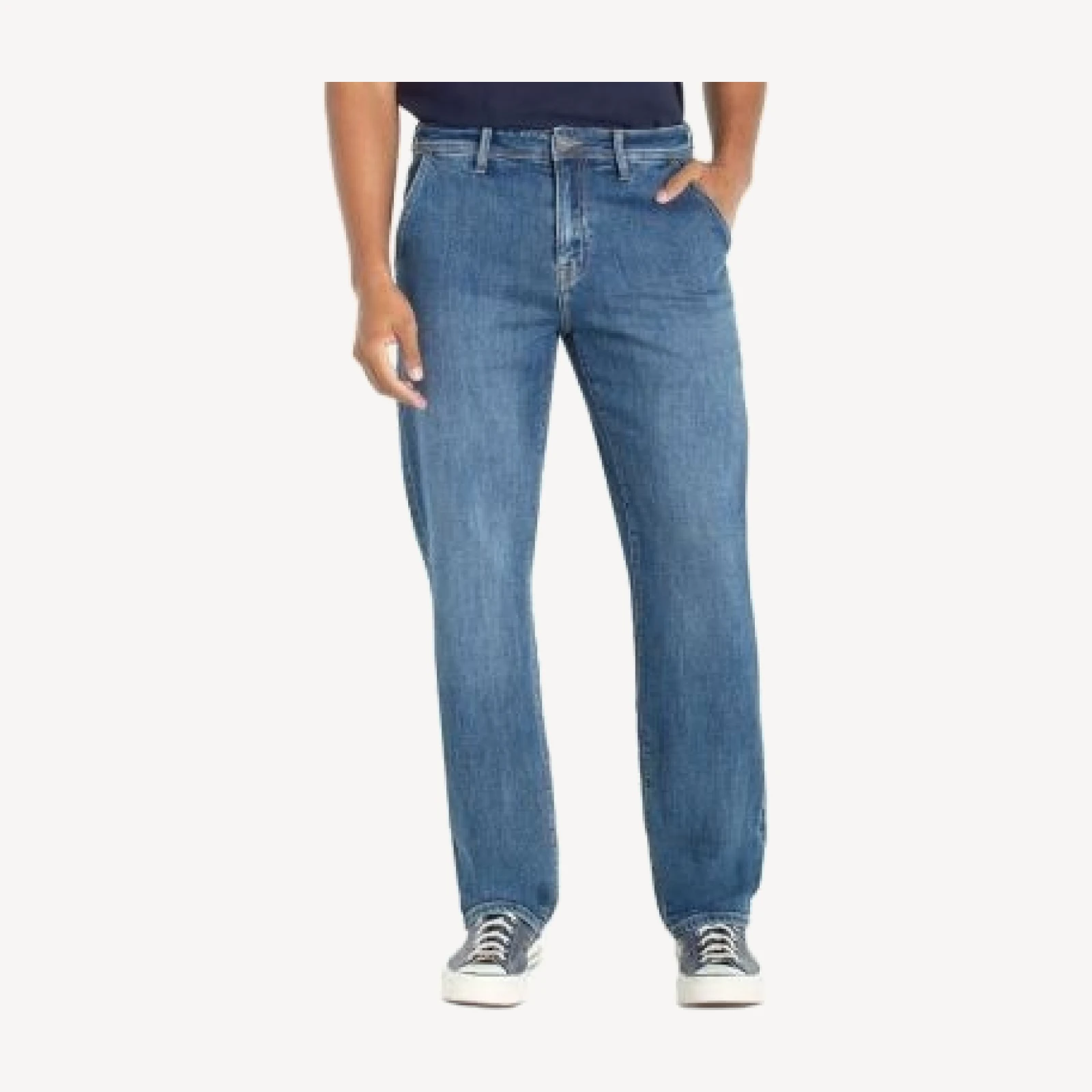 Liverpool Los Angeles Sutton Loose Straight Fit Jeans in Sunmor