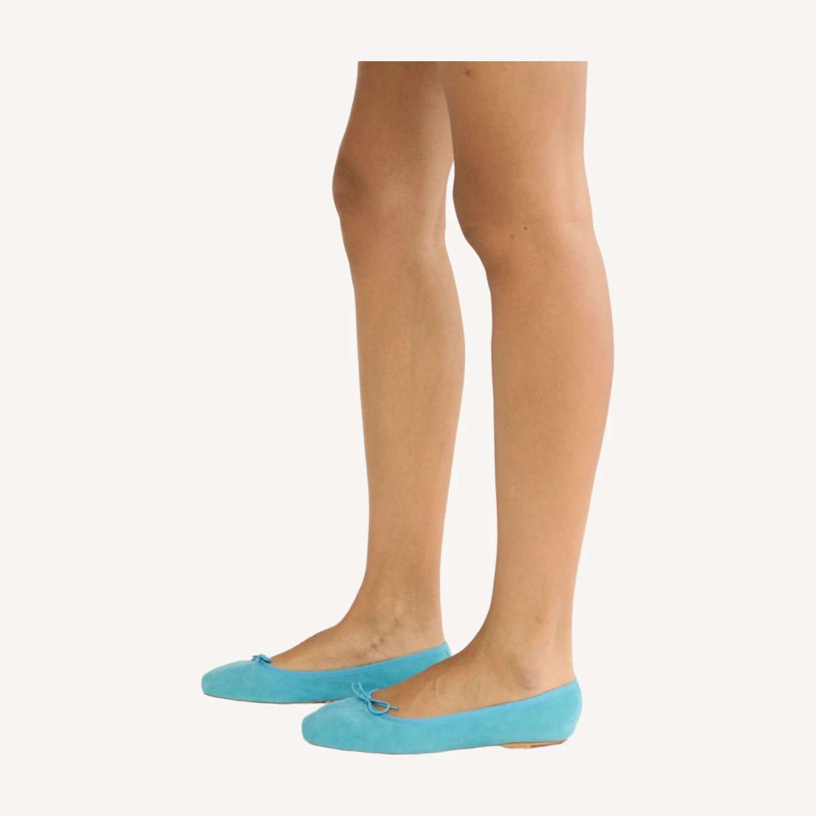 FIFI BALLET FLAT -- PISCINE SUEDE