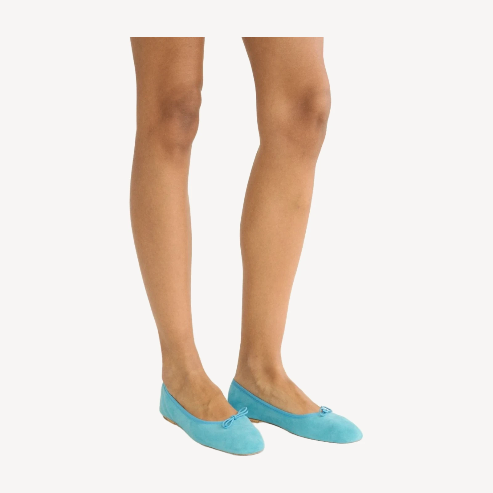 FIFI BALLET FLAT -- PISCINE SUEDE