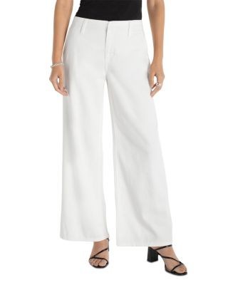 Liverpool Los Angeles Weekender High Rise Wide Leg Jeans in White