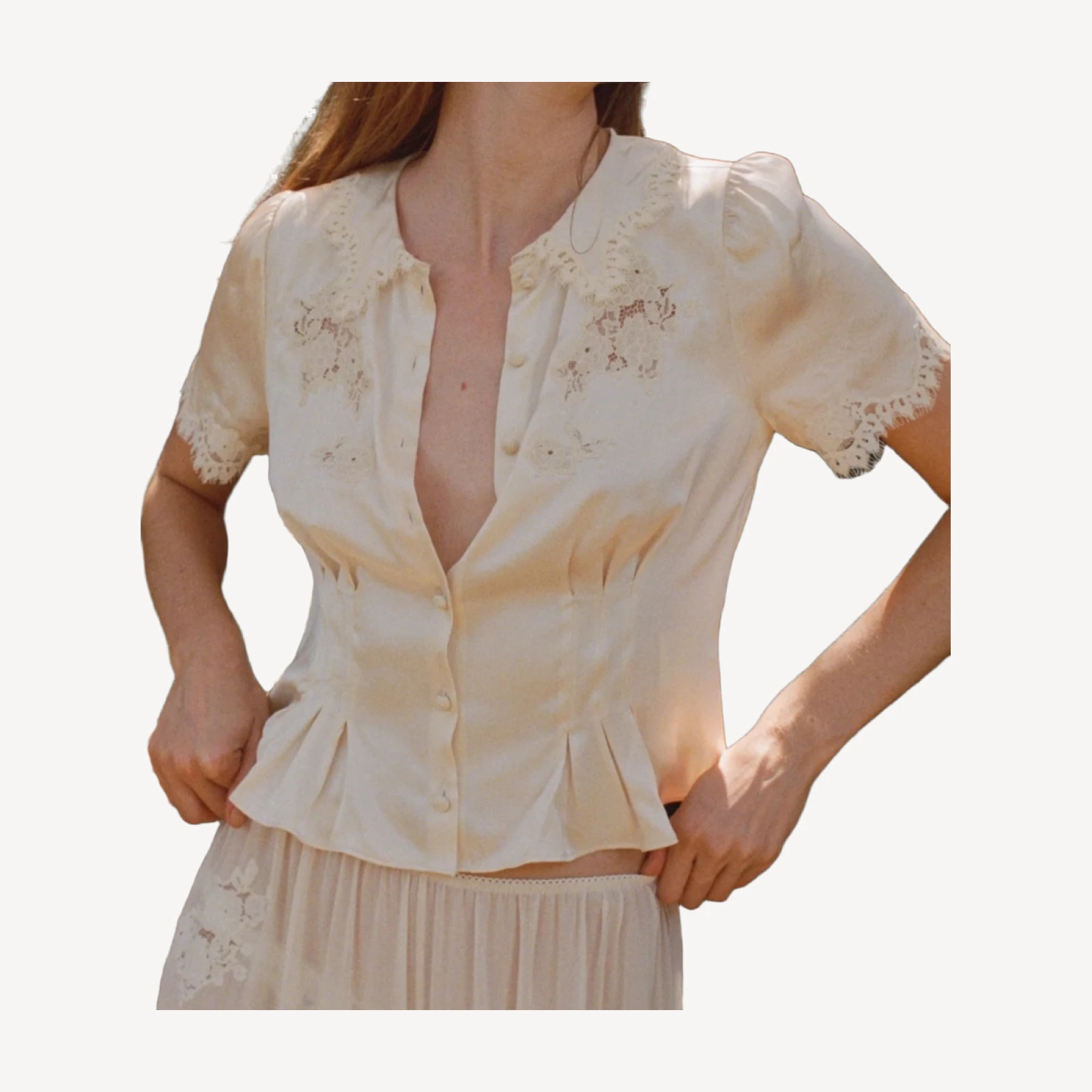 YVETTE TOP -- CANDLELIGHT
