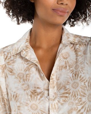 Liverpool Los Angeles Puff Sleeve Blouse