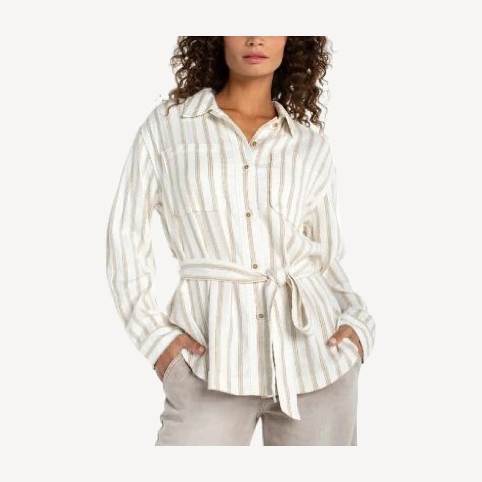 Liverpool Los Angeles Belted Shacket