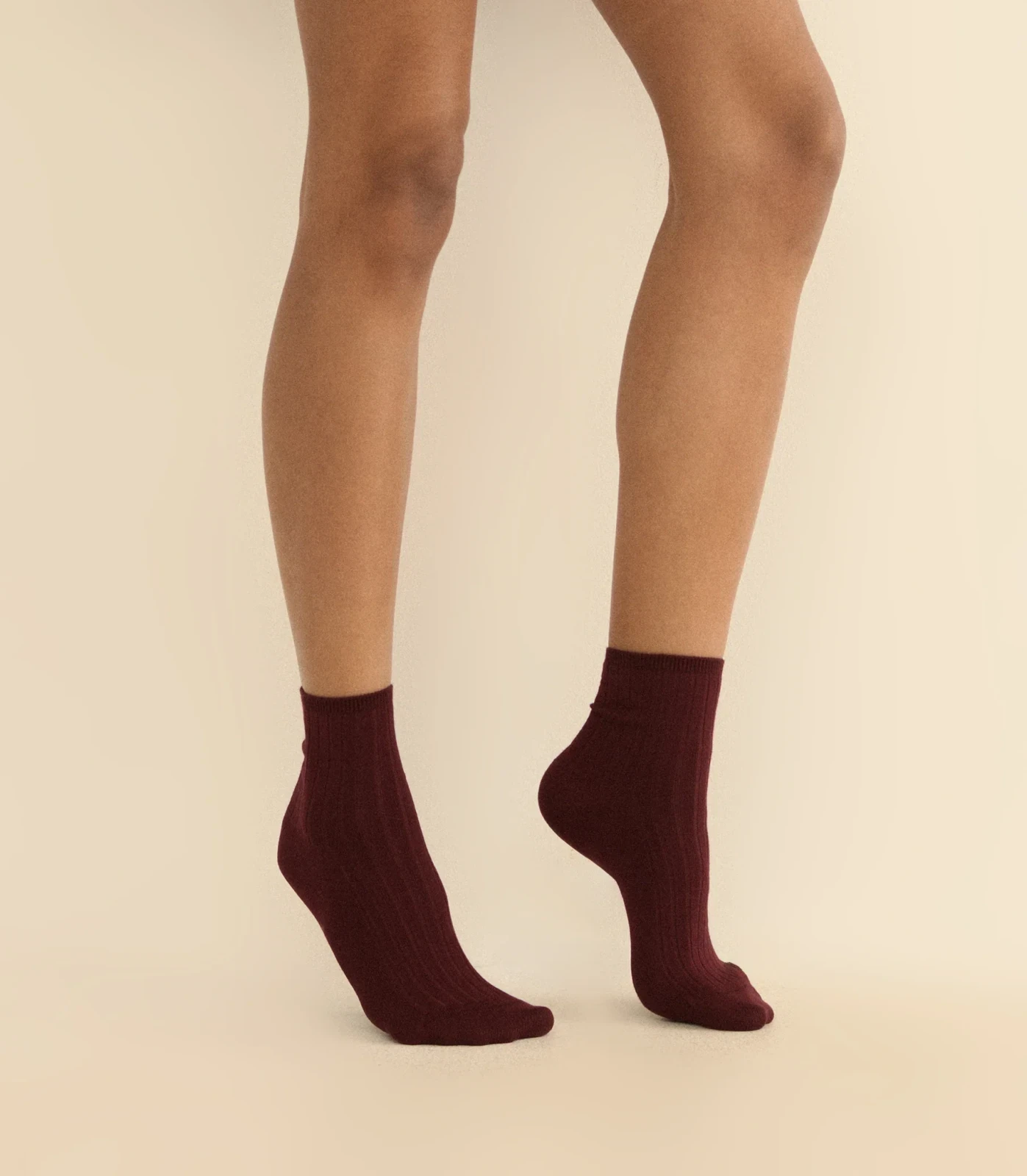 COLLÉGIEN LA MINI ANKLE SOCK -- BORDEAUX