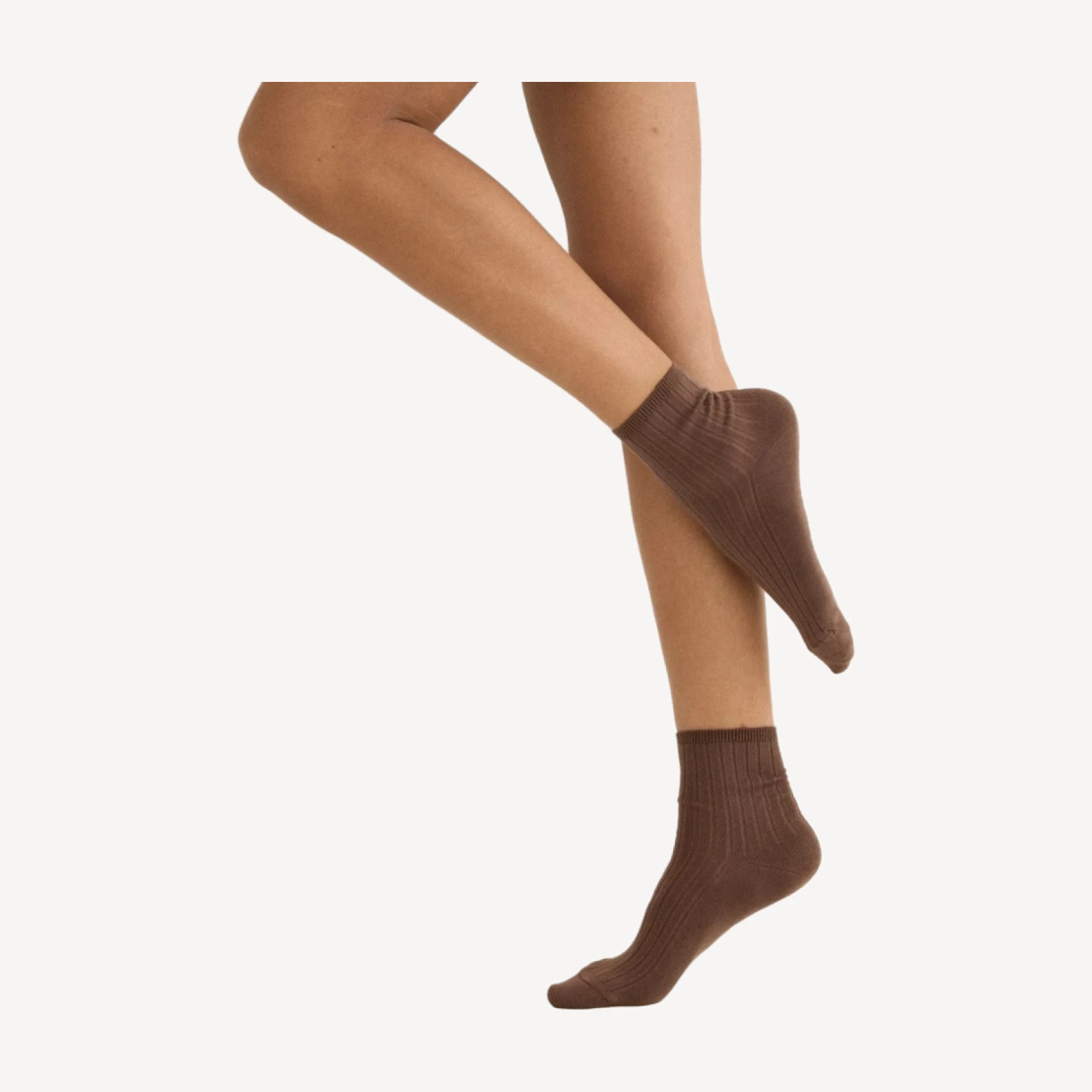 COLLÉGIEN LA MINI ANKLE SOCK -- CHOCOLAT AU LAIT
