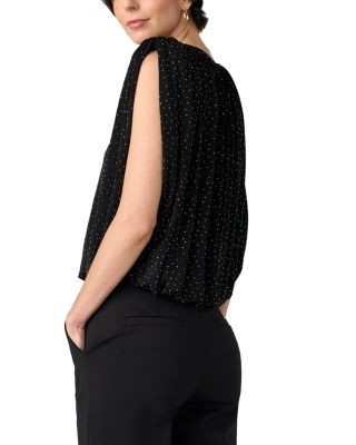 Liverpool Los Angeles Sleeveless Draped Knit Top