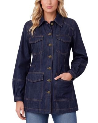 Liverpool Los Angeles Lantern Sleeve Denim Jacket