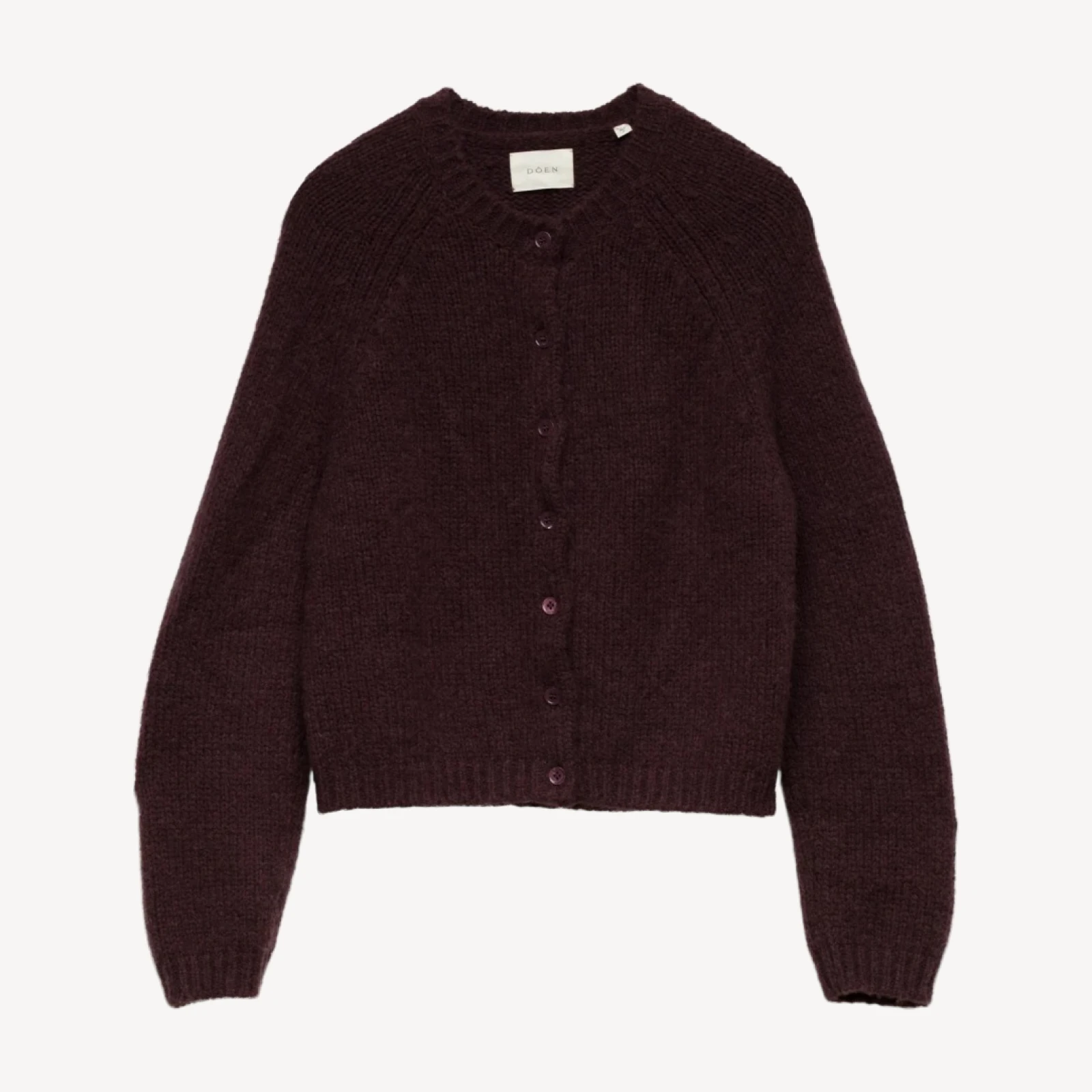 DARCY CARDIGAN -- RED UMBER