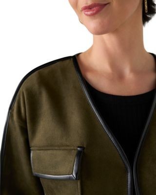 Liverpool Los Angeles Collarless Open Front Jacket