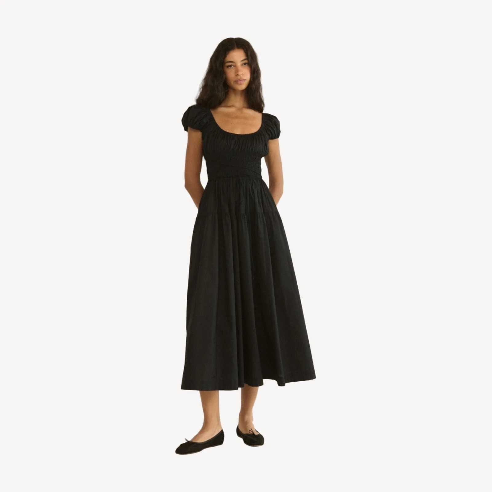 QUINELLE DRESS -- BLACK
