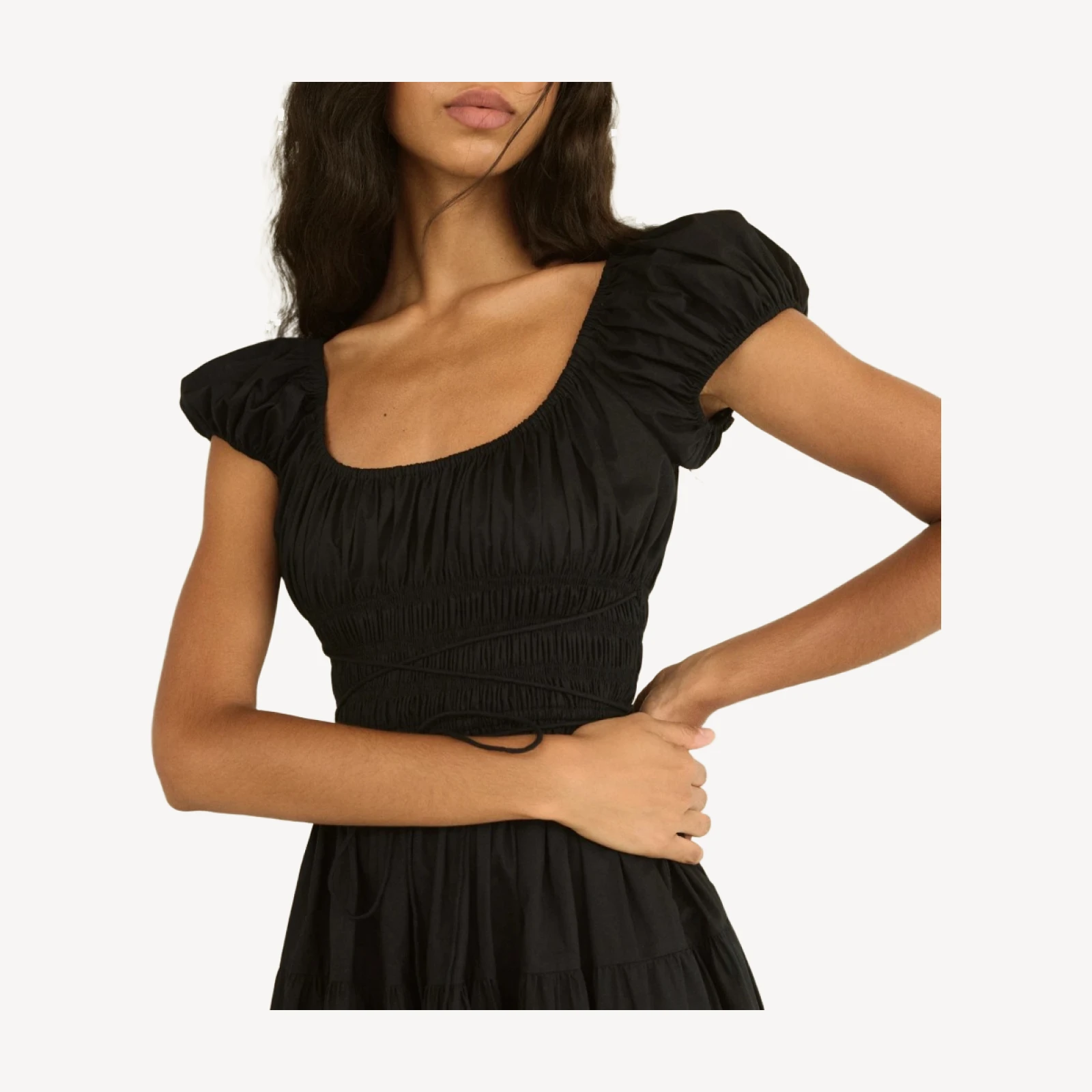 QUINELLE DRESS -- BLACK