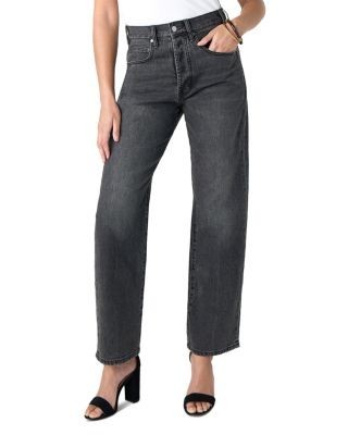 Liverpool Los Angeles Maise High Rise Straight Jeans in Shadow Opal