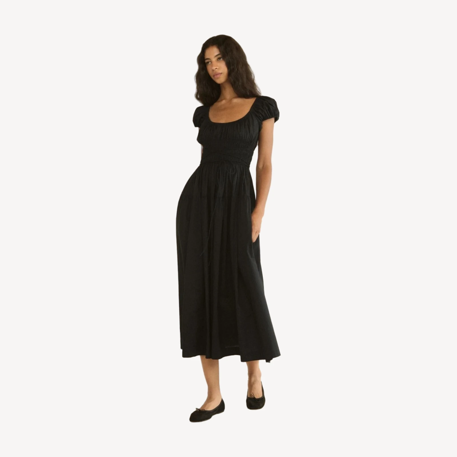 QUINELLE DRESS -- BLACK
