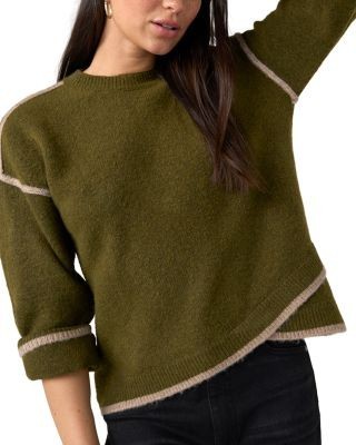 Liverpool Los Angeles Tulip Hem Crewneck Sweater