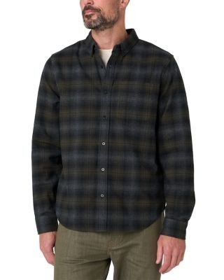 Liverpool Los Angeles Cotton Blend Brushed Plaid Shirt