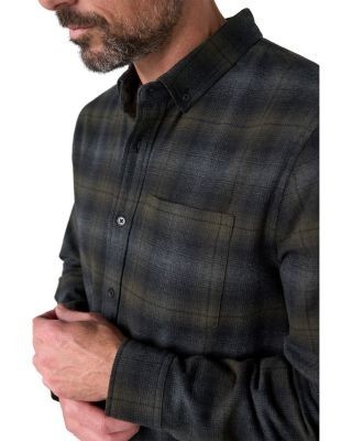 Liverpool Los Angeles Cotton Blend Brushed Plaid Shirt