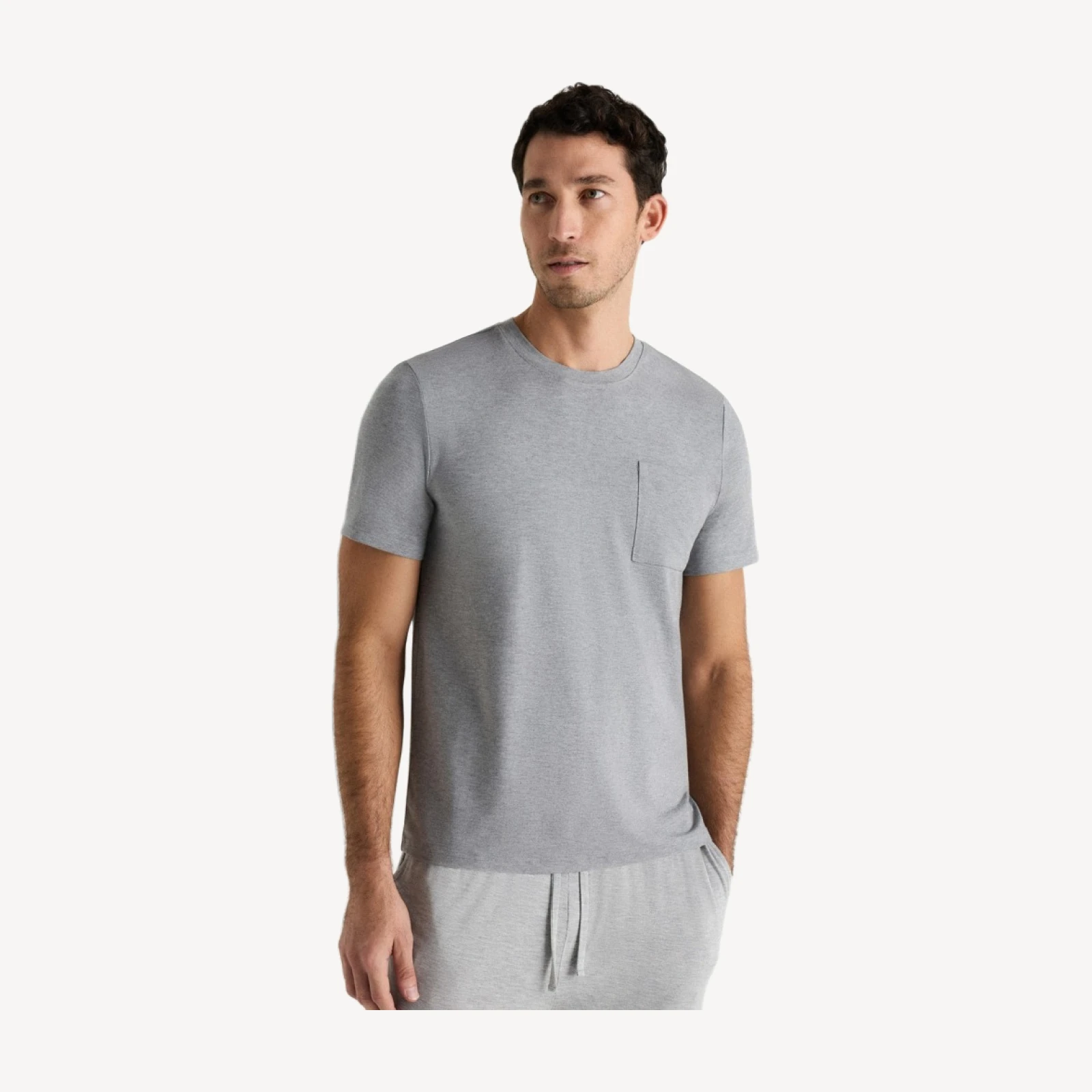 Men's Bamboo Jersey Relaxed Lounge Tee