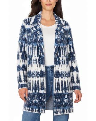 Liverpool Los Angeles Long Sleeve Open Front Sweater Coat