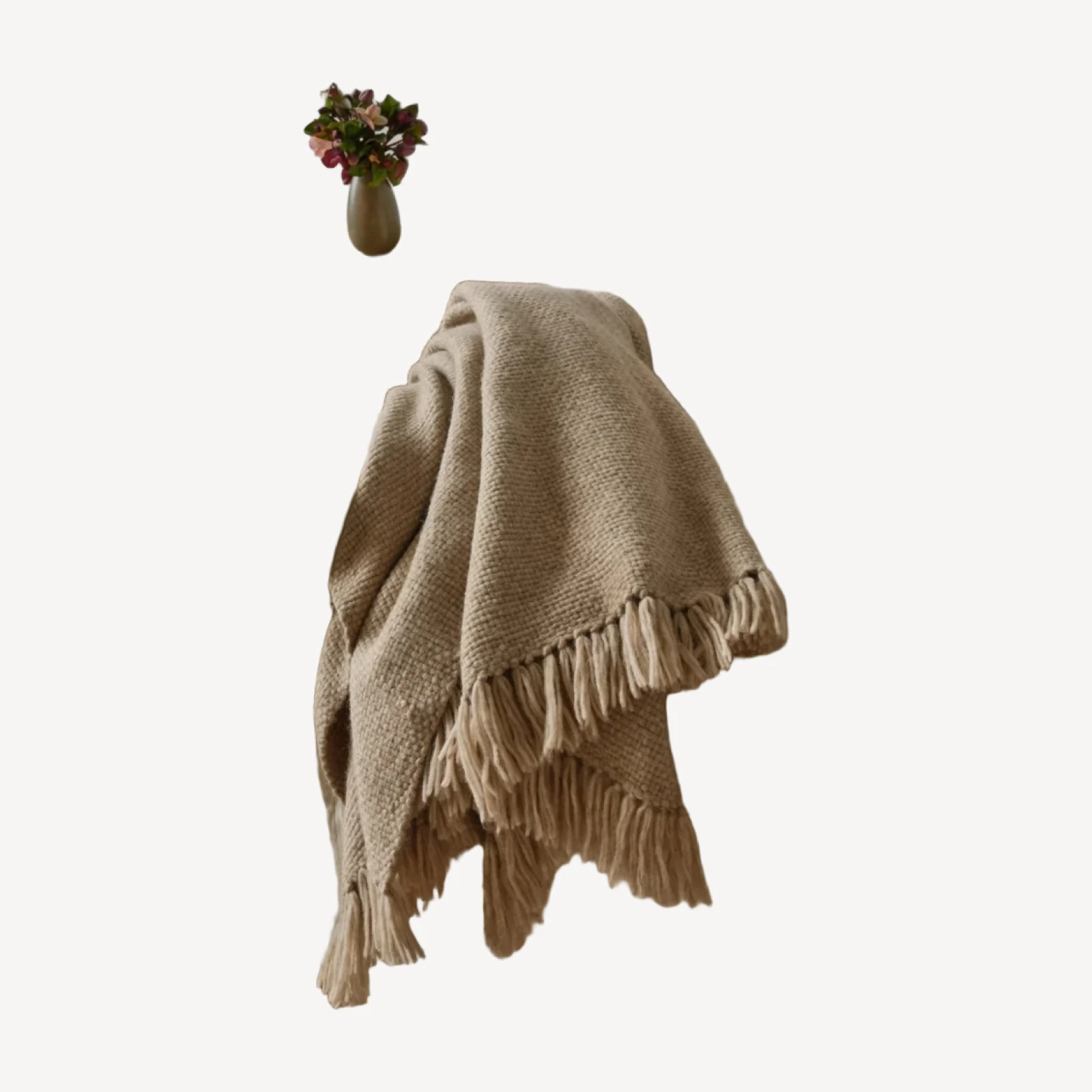 Alpaca Basketweave Throw