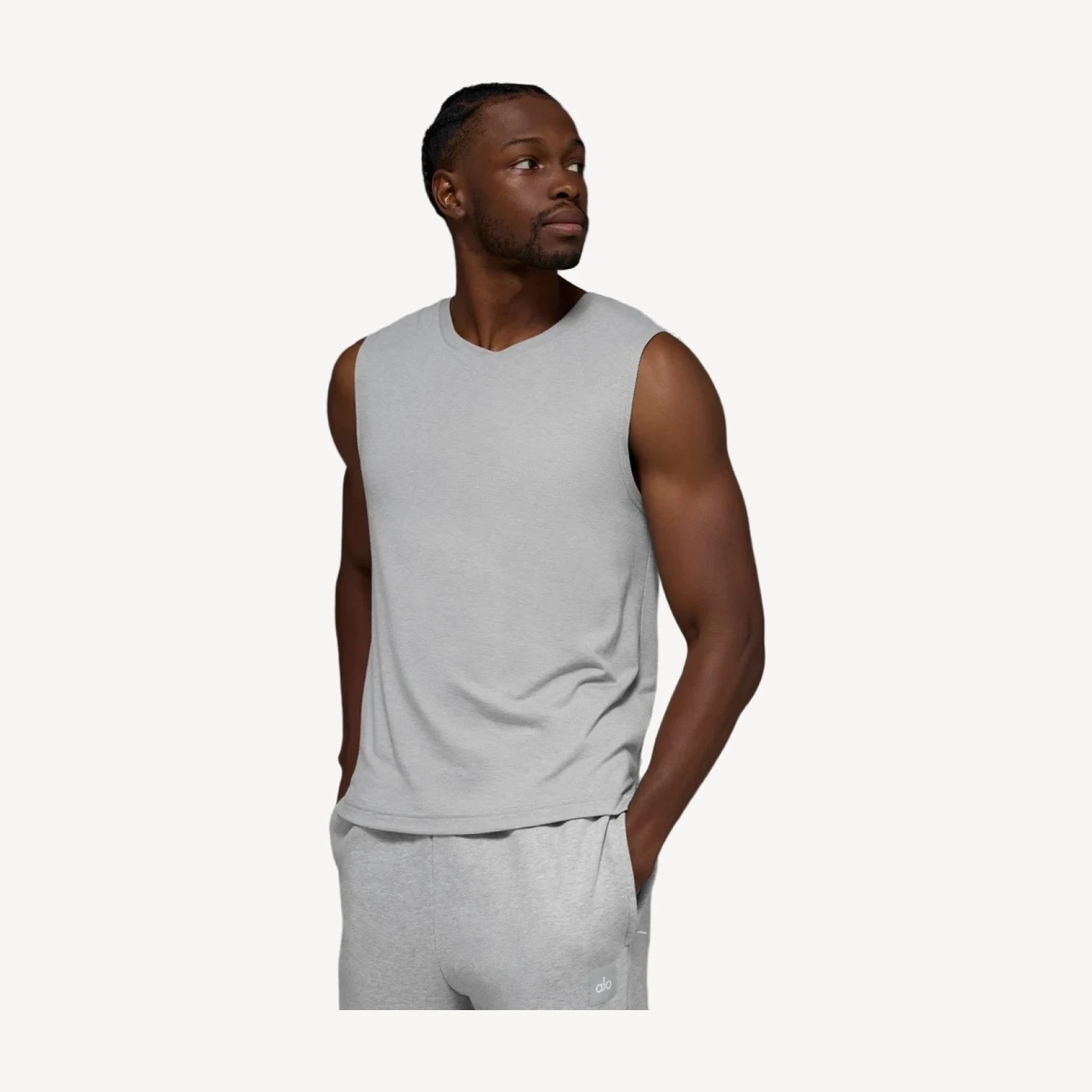 The Triumph Muscle Tank - Athletic Heather Grey