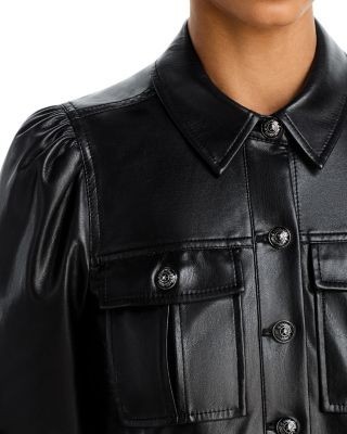 Cinq a Sept Lite Faux Leather Delanie Jacket