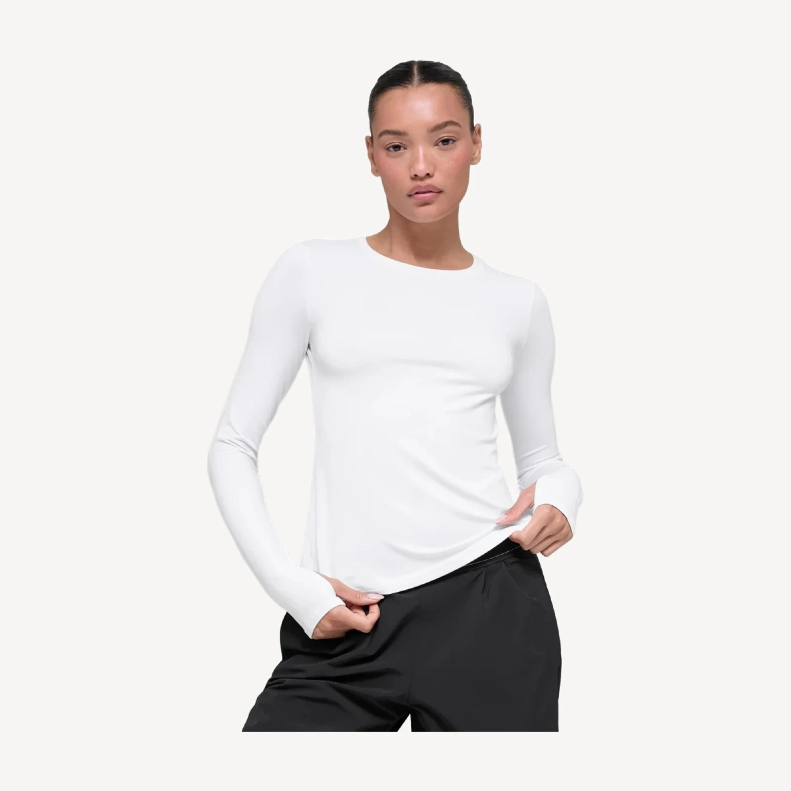 Alosoft Finesse Long Sleeve - White