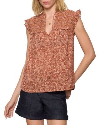 Sanctuary Free Feeling Smocked Sleeveless Top