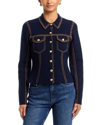 Cinq a Sept Canyon Knit Jacket